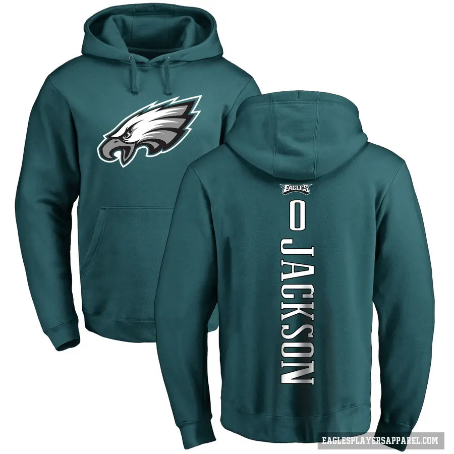 Youth ＃0 Adoree' Jackson Philadelphia Eagles Green Pro Line Backer Pullover Hoodie