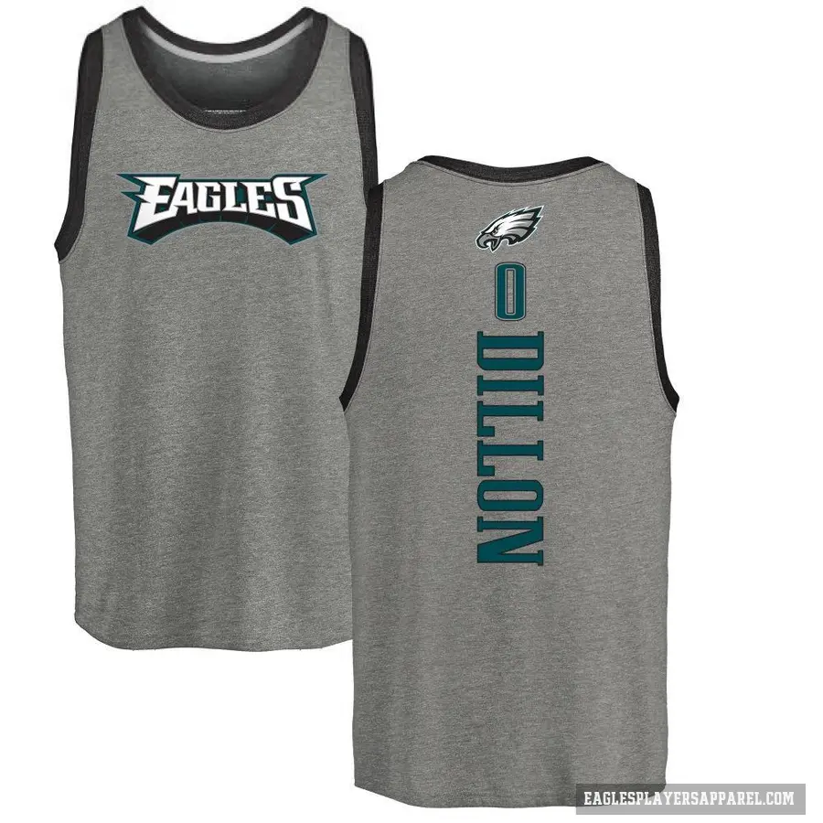 Youth ＃0 AJ Dillon Philadelphia Eagles Ash Backer Tank Top