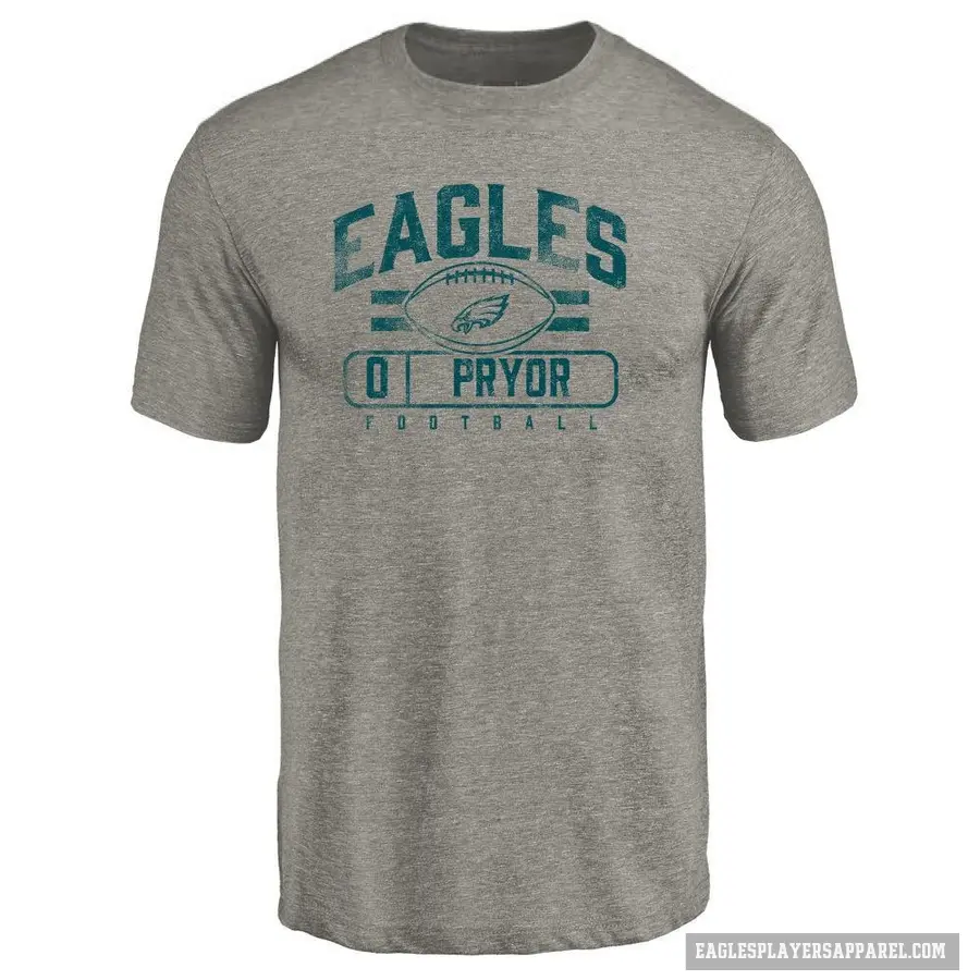 Youth ＃0 Matt Pryor Philadelphia Eagles Gray Flanker T-Shirt